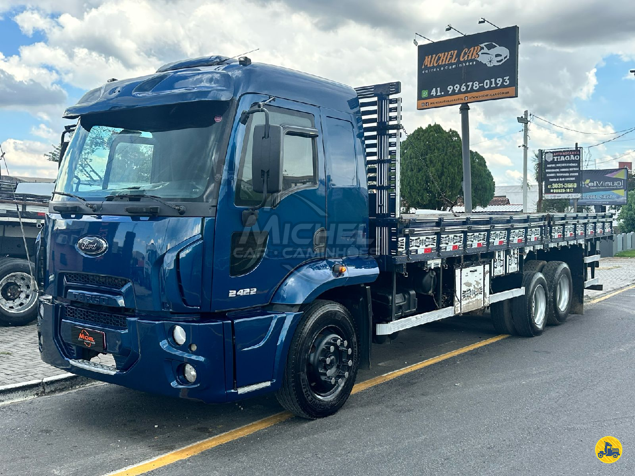 CAMINHAO FORD CARGO 2422 Carga Seca Truck 6x2 Michel Car Carros e Caminhões ARAUCARIA PARANÁ PR
